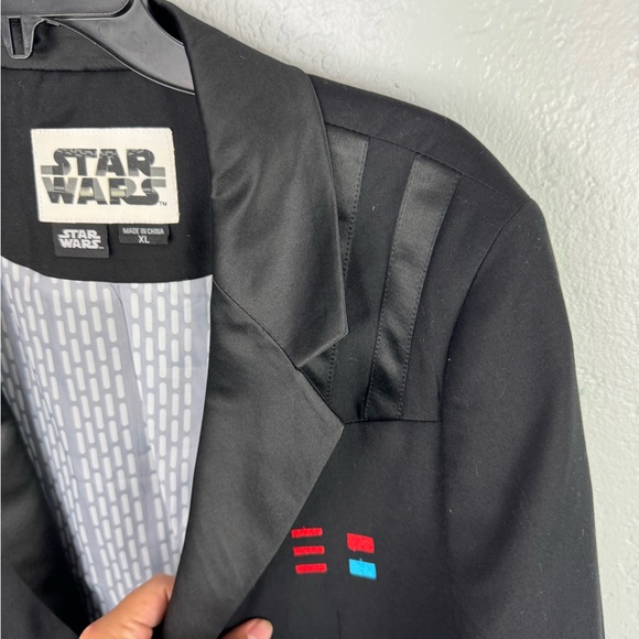 Star Wars Blazer Womens Small Black Darth Vader Sith Empire Death Star Jacket - Picture 11 of 12